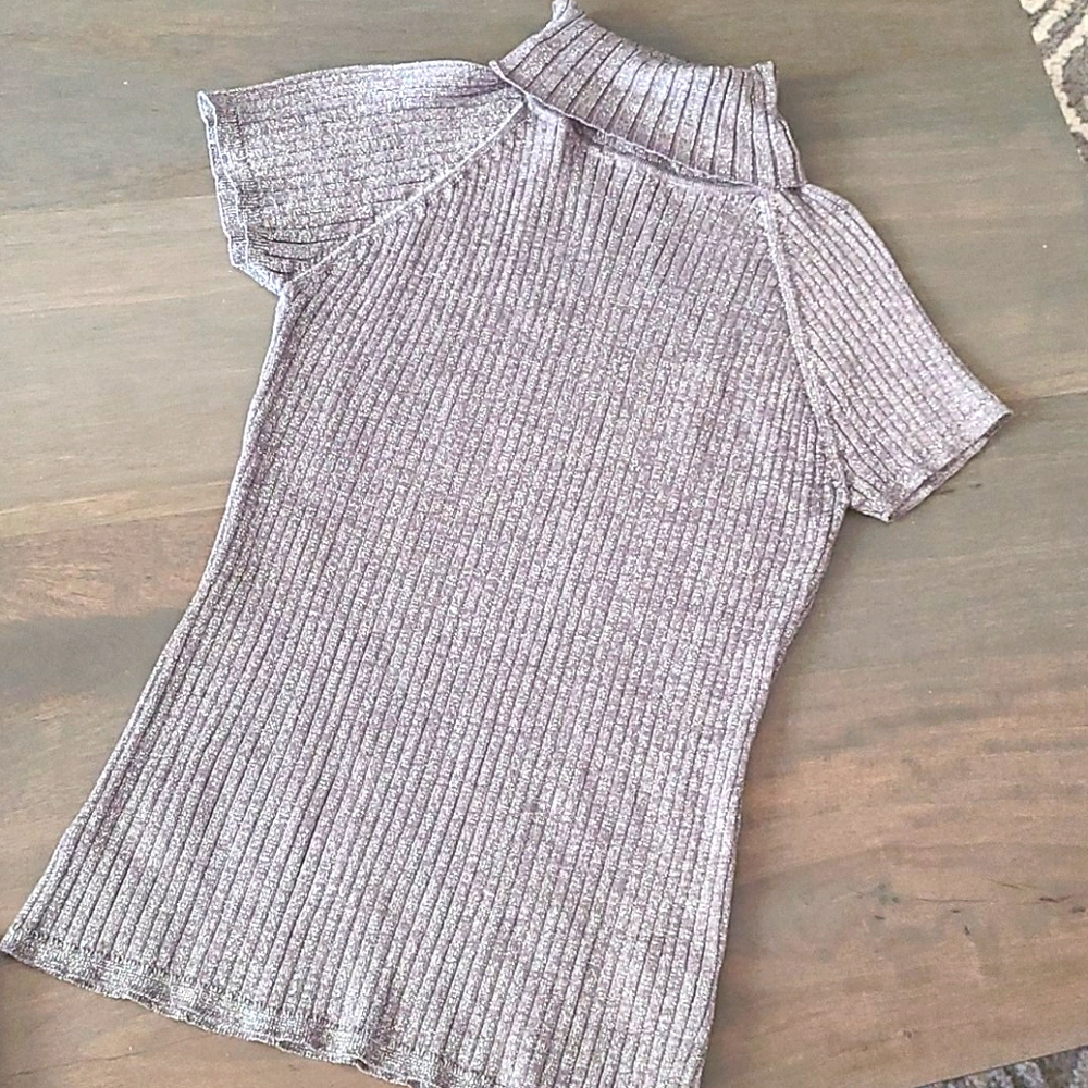 Philosophy XL Silver Glitter Turtleneck 🐢